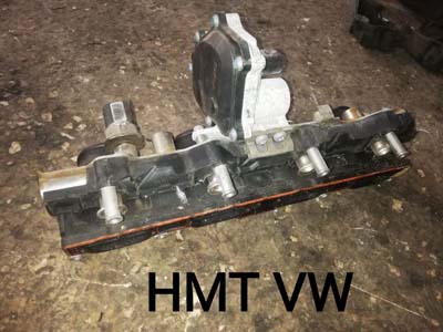 Seat leon çıkma yakıt dağıtıcı enjektör kütüğü rail 2 0 FSİ BLR motor parça numarası 06D133209T